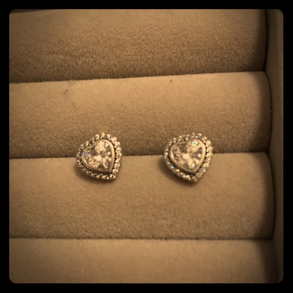 Pandora Heart Earrings